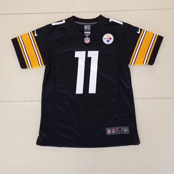 Pittsburgh Steelers On Field Jersey Wheaton 11 Boys Size Medium 10/12 - Picture 3 of 16